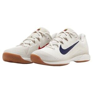 Nike Zoom Vapor 12 HC Ivory Navy Red Gum FV5554-101 Women’s 8.5 / Men's 7 NEW